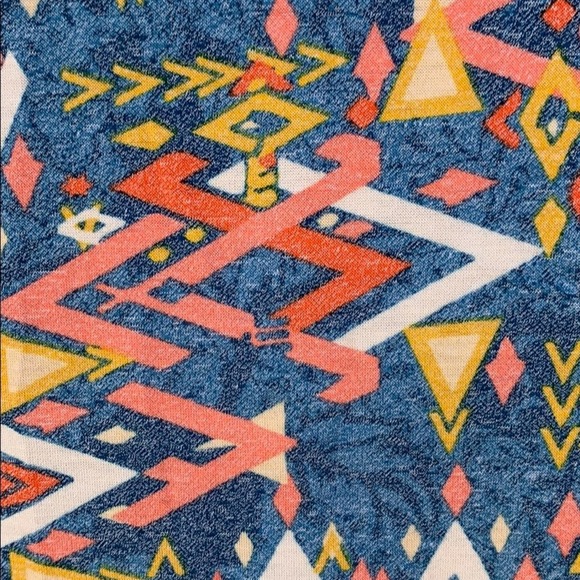 NWT Lularoe Julia Blue Print Dress XS - Picture 2 of 7